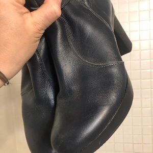 Dark Blue Ankle Boots